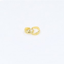 Small Crescent Shaped Hoop Earrings - 1