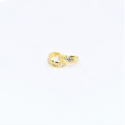 Small Crescent Shaped Hoop Earrings - 2
