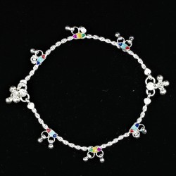 Baby Anklets with Colourful Charms - 1