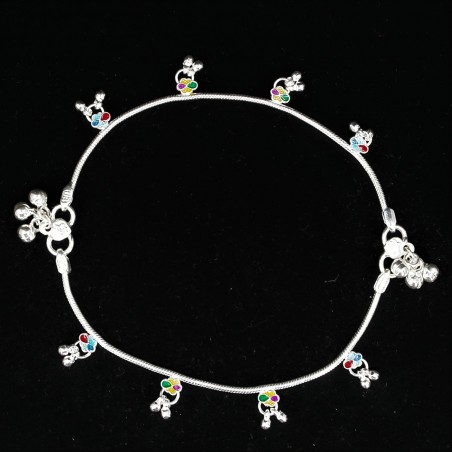 Baby Anklets Colour Charms and Ghugri - 1