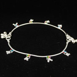 Baby Anklets Colour Charms and Ghugri - 2