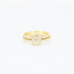 22ct Bridal Ring Set - DMS-R59 - 2