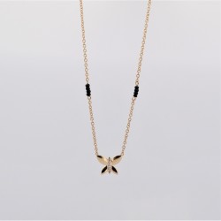 Butterfly Diamond Mangalsutra Necklace - TZ4756 - 1