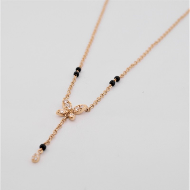 Butterfly Diamond Mangalsutra Necklace - TZ4751 - 3