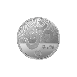 10 grams Ganesh Lakshmi Silver Coin - 1