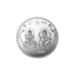 10 grams Ganesh Lakshmi Silver Coin - 2