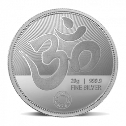 20 grams Ganesh Lakshmi Silver Coin - 1