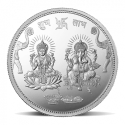 20 grams Ganesh Lakshmi Silver Coin - 2