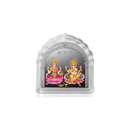 Ganesh & Laxmi SUKH SAMRIDHI SILVER (999.9) 50 G SILVER BAR - 1
