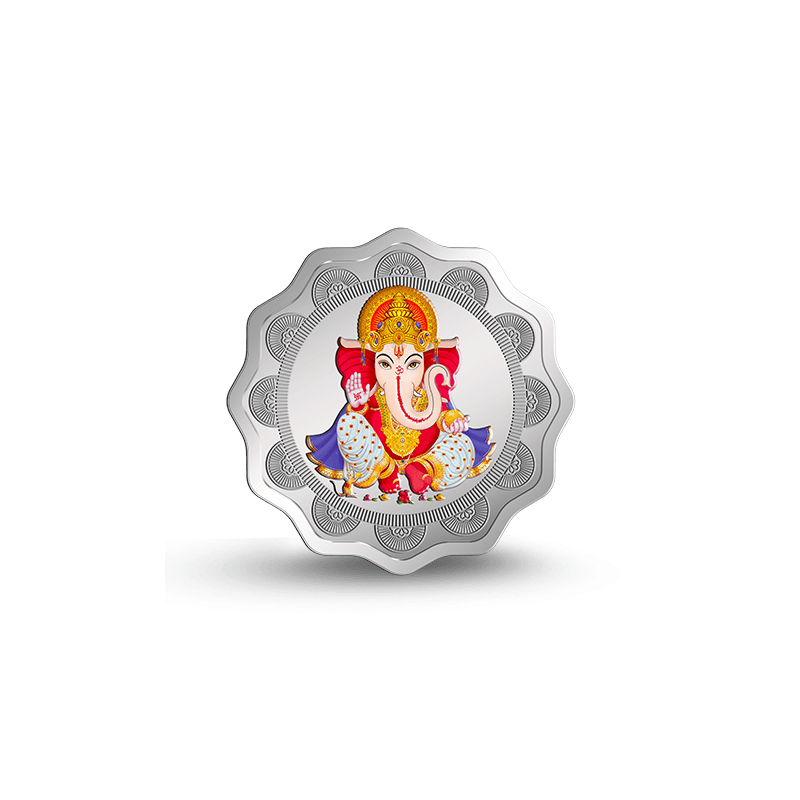 20 grams Ganesh Pure Silver Coin