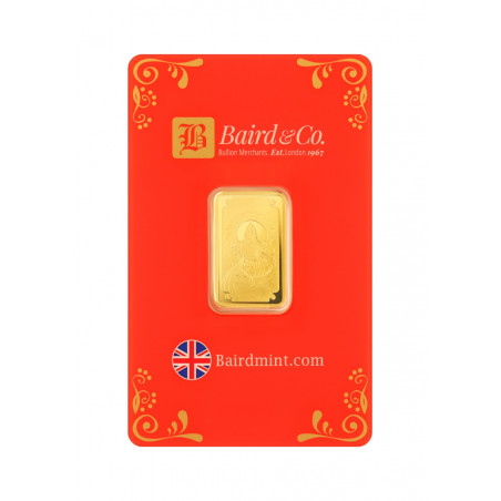 10 Gram Lakshmi Gold Bar Baird & CO - 1
