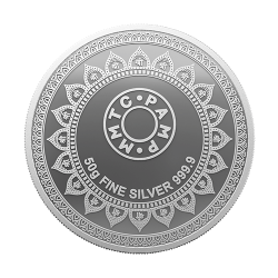 50 gm Ashta Lakshmi Silver Coin of 999.9 - 2