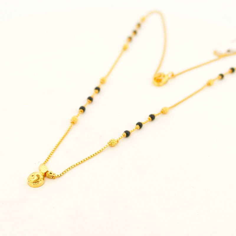 DMS548-1183 Fancy Mangalsutra - C/Z Pendant - 1