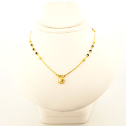 DMS548-1183 Fancy Mangalsutra - C/Z Pendant - 2
