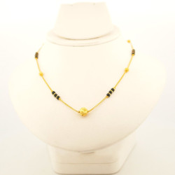 DMS595-1193 Fancy Mangalsutra - C/Z Pendant - 2