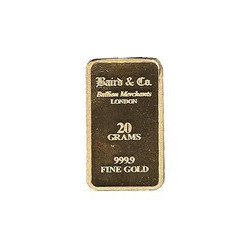 20 gram Baird and Co. Bullion Bar - 1