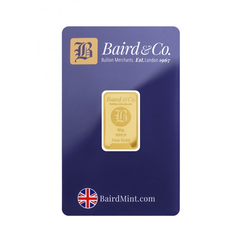 10 gram Baird and Co. Bullion Bar