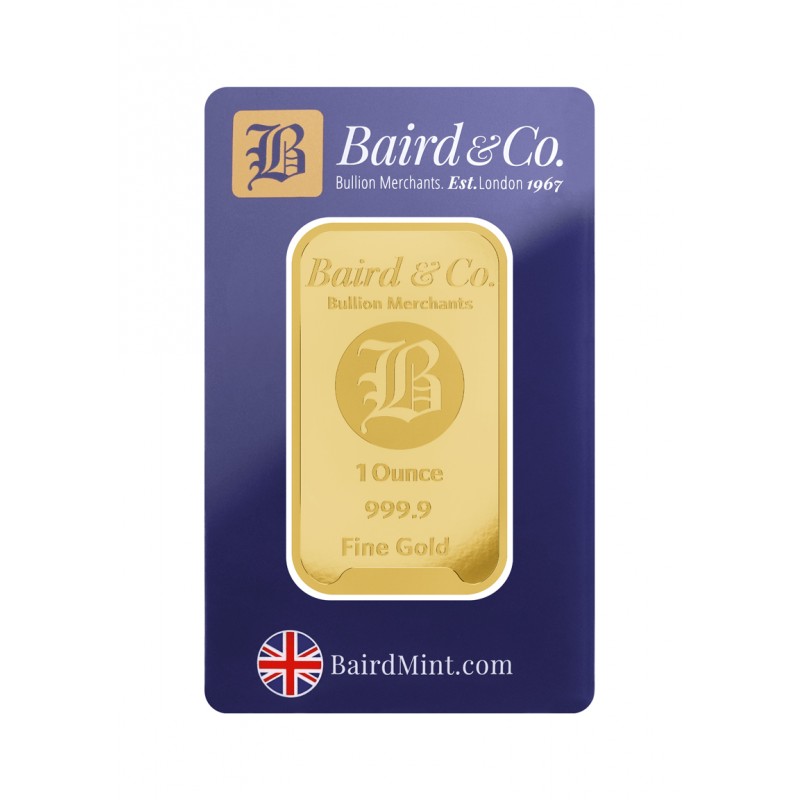 1oz Baird and Co. Bullion Bar - 1