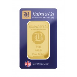 50 gram Baird and Co. Bullion Bar - 1