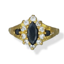 Ladies Marquise-cut Stone Ring