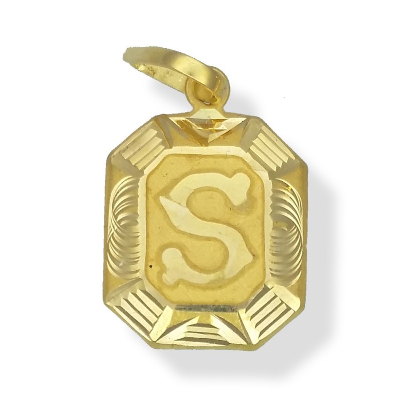 Gold Initial Pendants