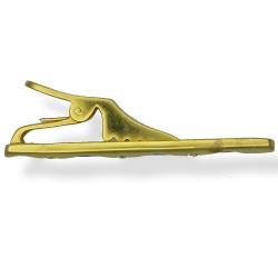 Modern 22ct Gold Tie Clip