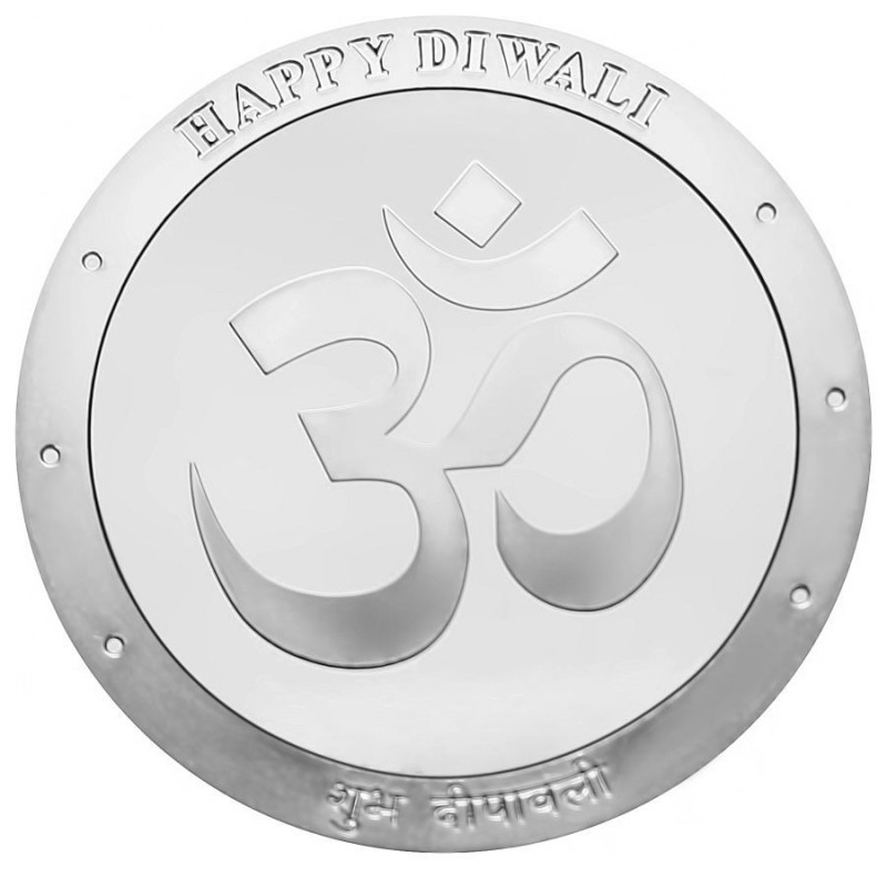 One Ounce Pure Silver Laxmi Round Coin