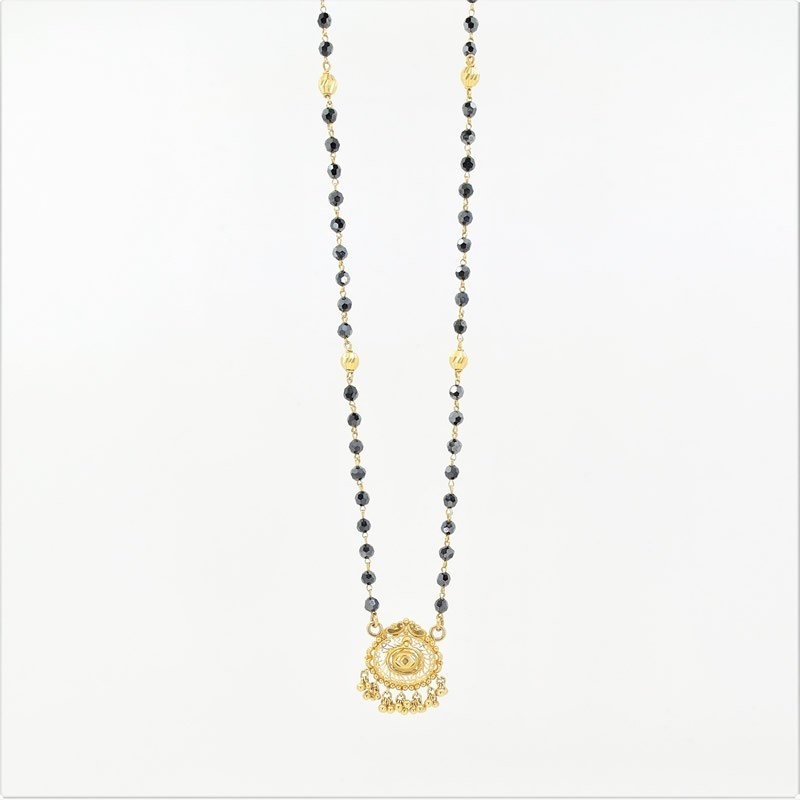 22ct Gold Short Singleline Mangalsutra