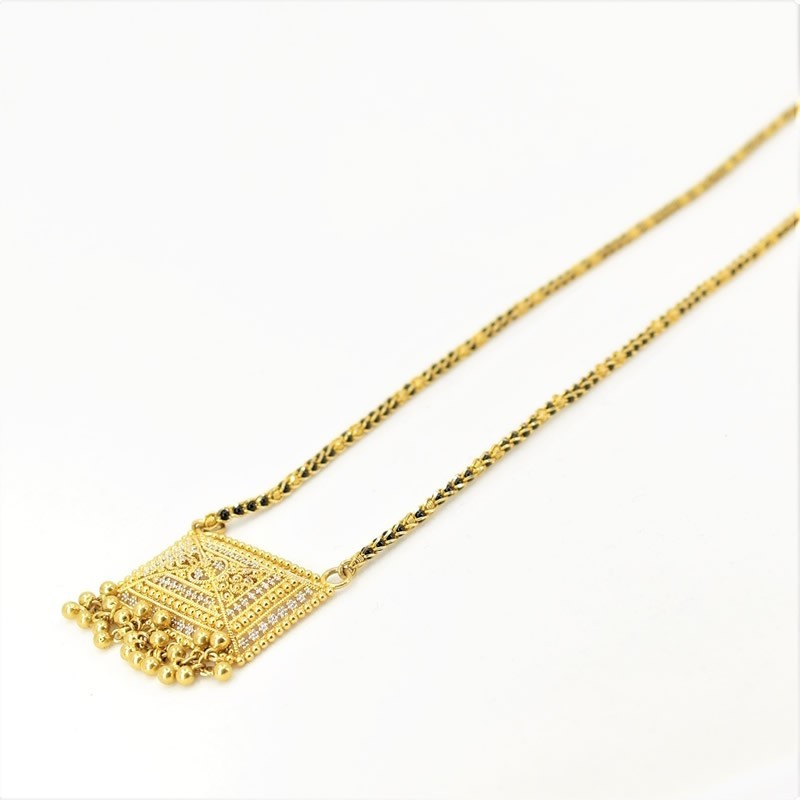 2-Tone Pendant Mangalsutra