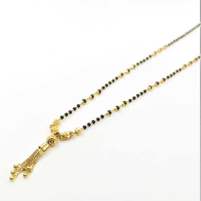 Chain Drops on a Mangalsutra Necklace - 1