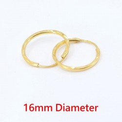 Plain Hoop Earrings
